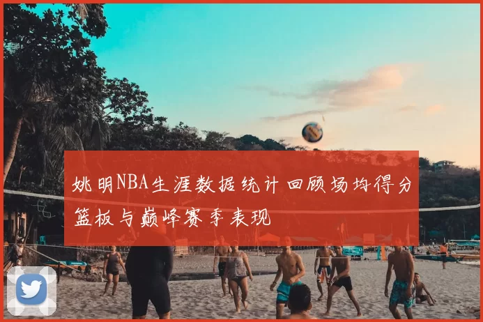 姚明NBA生涯数据统计回顾场均得分篮板与巅峰赛季表现